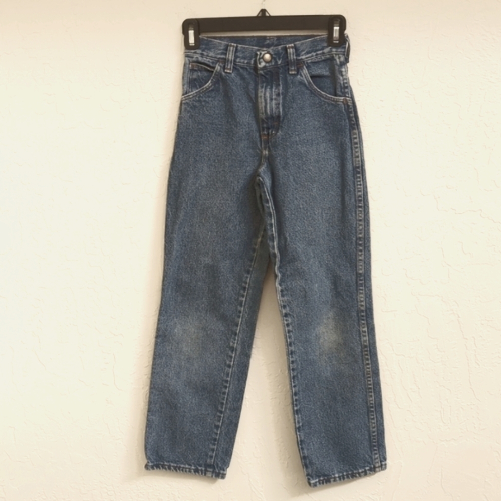 2/$15🌟 Legendary Gold Boys Slim Medium Wash Straight Leg Jeans Size 12